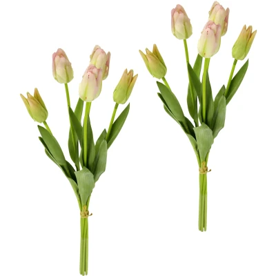 Abbildung von I.GE.A. Kunstblume &quot;Tulpenbund&quot;, Real Touch, 2er Set