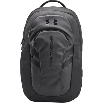 Abbildung von Under Armour Unisex Erwachsene Ua Hustle 6.0 Pro Bp Rucksack, Schwarz Full Heather/Schwarz/Metallic Gold, One Size