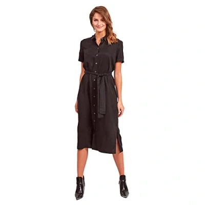 Abbildung von Object Objtilda Isabella Dress Blusenkleid, Damen, Größe: 40, Black