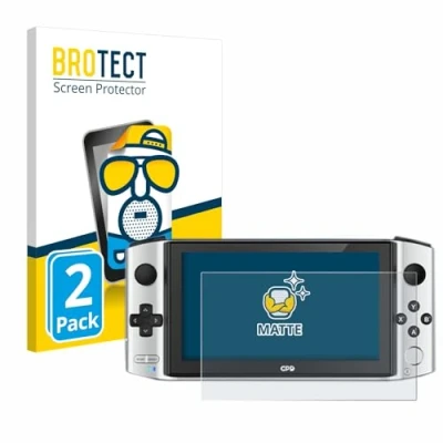 Abbildung von BROTECT Entspiegelungs Schutzfolie für GPD Win 3 (2 Stück) Matte Displayschutz Folie, Anti Reflex, Fingerprint