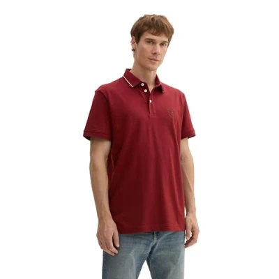 Abbildung von TOM Tailor Poloshirt, Herren, Größe: Small, Burgundy dark red