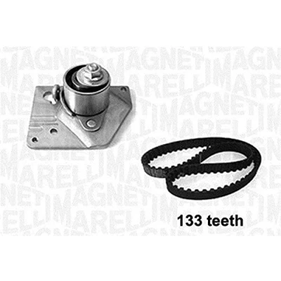 Abbildung von MAGNETI MARELLI 341301280000 Zahnriemensatz 133 RENAULT: MEGANE 2 Coupe Cabriolet, SCENIC 2,