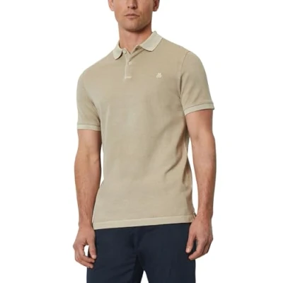 Abbildung von Marc O&#039;Polo Kurzarmshaped Poloshirt, Herren, Größe: Small, Pure cashmere