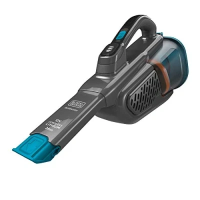Abbildung von Black &amp; Decker Dustbuster, Trocken, Filterung, Staubbeutel, Schwarz, Blau, 0,7 l, Akku