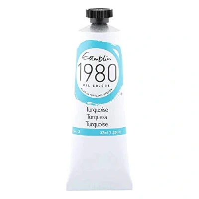 Abbildung von Gamblin 1980 Oil, Turquoise, 37ml tube (7685)