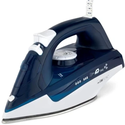 Abbildung von Clatronic Dampfbügeleisen DB 3704 Weiß, Blau 2200 W, W