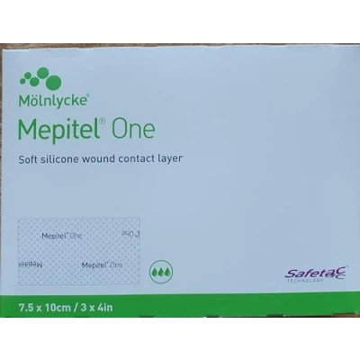 Abbildung von Mepitel One Silikon Netzverband 7,5 x 10 cm St
