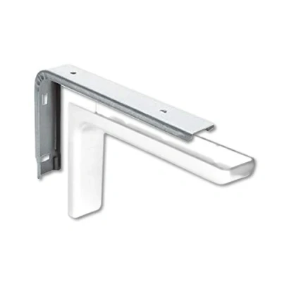 Abbildung von SO TECH® Wandregalhalter Regalkonsole Regalbodenträger mit Abdeckung weiß, 1 tlg., weiß