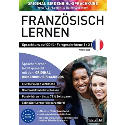 Abbildung von Französisch lernen für Fortgeschrittene 1+2 (ORIGINAL BIRKENBIHL): Sprachkurs auf 5 CDs inkl. Gratis Schnupper Abo den Onlinekurs