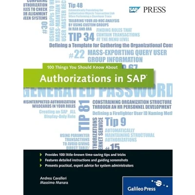 Abbildung von Authorizations in SAP: 100 Things You Should Know About... (SAP PRESS: englisch)
