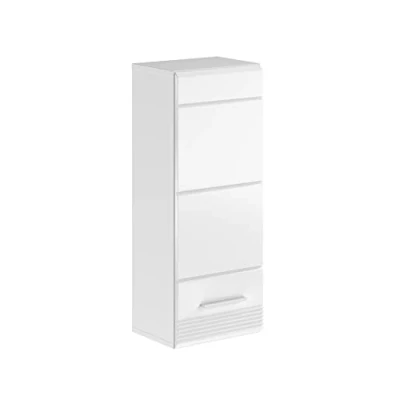 Abbildung von xonox.home X18A9721 Linus Badezimmerschrank Weiß Hochglanz, Badschrank zum Hängen 30 x 77 23cm