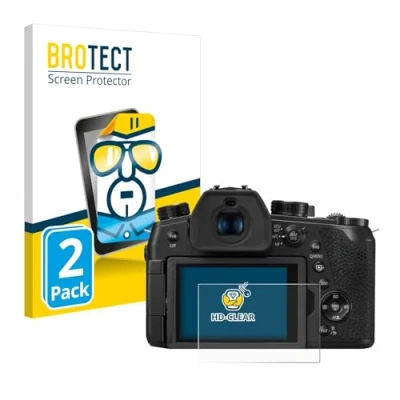 Abbildung von BROTECT (2 Stück Schutzfolie für Panasonic DC FZ1000 II/DC TZ200 Displayschutz Folie Ultra Klar