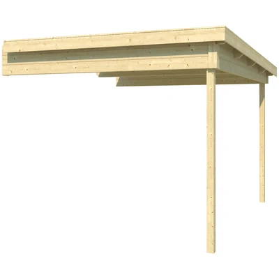Abbildung von LASITA MAJA Schleppdach &quot;Zambesi 300&quot;, Dachverlängerung 28 mm, Fundamentmass 2500x3000, Naturbelassen