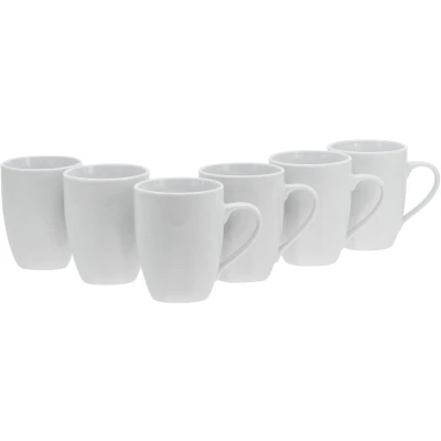 Abbildung von CreaTable Becher &quot;Square Weiss&quot;, (Set, 6 tlg.), (Kaffee /Teebecher), 300 ml, teilig