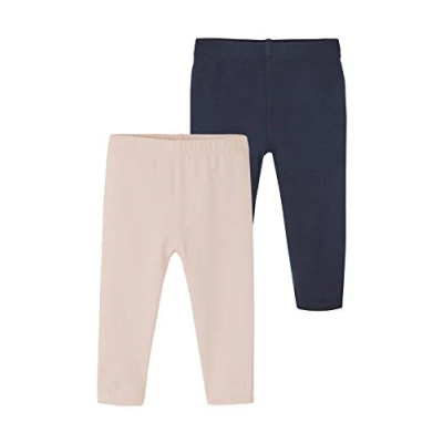 Abbildung von Vertbaudet 2er Pack Mädchen Baby Leggings Oeko Tex wollweiß 80
