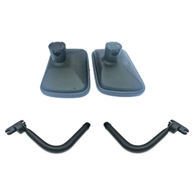 Abbildung von 2x Außenspiegel Rückspiegel 250x160 ø14 23mm LKW Bagger Spiegelarm Spiegelhalter Bügel SET