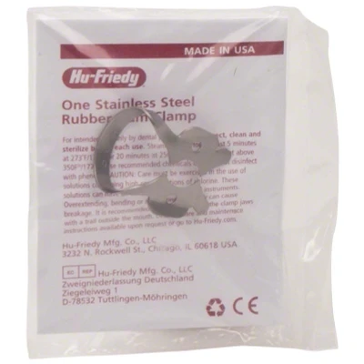 Abbildung von Kofferdam Klammer Satin Steel Figur 27 OK/UK Molaren Stück