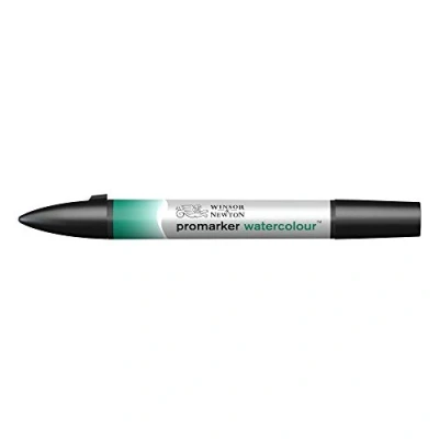Abbildung von Winsor &amp; Newton 0201522 Aquarellmarker 2 Spitzen, Pinsel und feiner Spitze, lichtecht, hochpigmentierte Aquarellfarben für Kalligrafie, Zeichnungen Phthalogrün