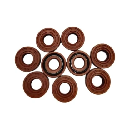 Abbildung von Lip seals FKM Wellenöldichtung TC 5*14*5 5*15*6 5*16*6 6*10*3,2 6*12*3 6*16*5/6/7 7*17/19*6/8 FPM Bedeckte Doppellippe mit Strumpfbandfeder Radial Rotary ( Size : 5x15x6mm 2pcs )