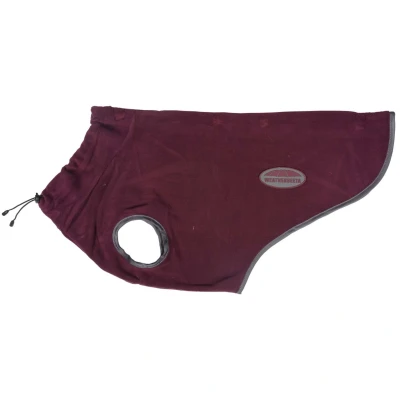 Abbildung von Weatherbeeta Hundejacke Comfitec Fleece Zip Maroon/Grau 70cm