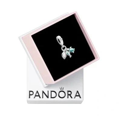Abbildung von Pandora FISH SEA Turtle Conch Triple Dangle Charm, Damen, Größe: One Size, Sterling silver