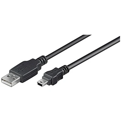 Abbildung von Goobay USB 2.0 Hi Speed Kabel A Stecker  Mini B schwarz Länge: Adapter, 300 cm