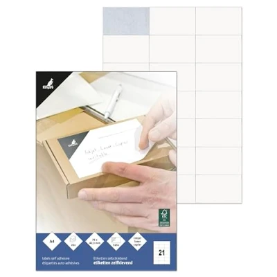 Abbildung von Etiketten ILK Kangaro 70x42,3mm Box 25 Blatt, 21 pro Blatt