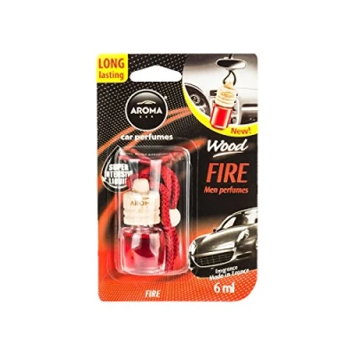 Abbildung von AROMA CAR Wood A92037 Lufterfrischer Flasche, Blisterpack 6 mit Verschlussstopfen