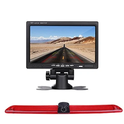 Abbildung von Rückfahrkamera Monitor + Transporter, IR Nachtsicht Auto Kamera mit 4.3 Zoll LCD Farbdisplay Ersatz für Mercedes Sprinter W906 W907 W910 316 CDI Viano Vito Transit Ducato Master