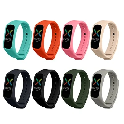 Abbildung von kwmobile Uhrenarmband 8x Sportarmband für Oppo Band Sport Armband, Armband TPU Silikon Großes Set Fitnesstracker verschiedene Farben