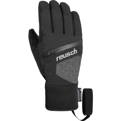 Abbildung von Reusch Herren Theo R Tex Xt Handschuhe, Black Melange/Safety Yellow/Brilliant Blue, 10.5