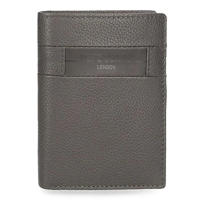 Abbildung von Pepe Jeans Checkbox Vertikale Geldbörse mit grau, 8,5 x 11,5 1 cm Leder, Talla única,