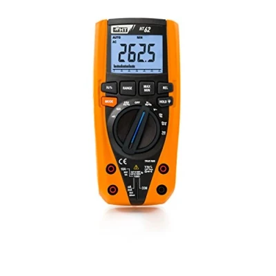 Abbildung von HT Instruments HT62 Hånd multimeter Kalibreret (ISO) digital CAT III 1000 V, IV 600 V Visning (counts): 6000