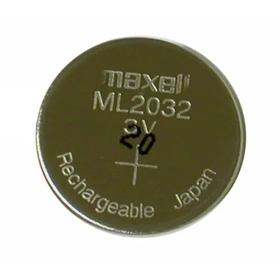 Abbildung von Wiederaufladbare Knopfzelle ML2032 3 V Lithium LIR2032 Ma xell