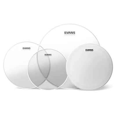 Abbildung von Evans Drum Heads G2 Clear Fusion Pack (10, 12, 14 Zoll) mit Zoll HD Dry Snare Batter