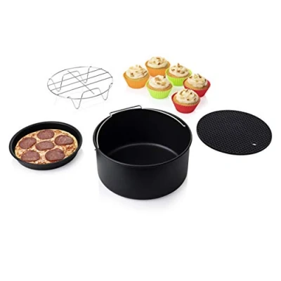 Abbildung von PRINCESS Fritteuse 10 teiliges Zubehör Set für XL Heißluftfritteuse