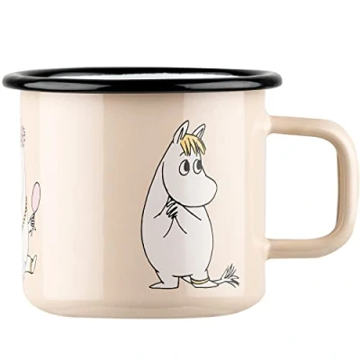 Abbildung von Muurla Kindergeschirr Set Tasse Mumins Snorkfäulein Beige (370 ml)