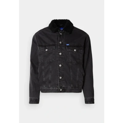 Abbildung von HUGO Blue Jeansjacke &quot;Dex&quot;, warm gefüttert, regular fit, stone washed