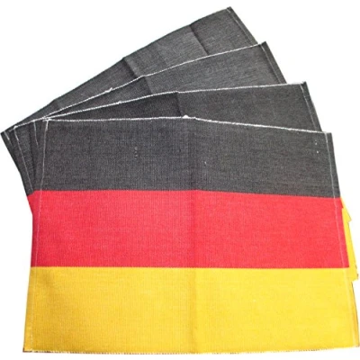 Abbildung von Tischset Deutschland schwarz rot gold 4teilig