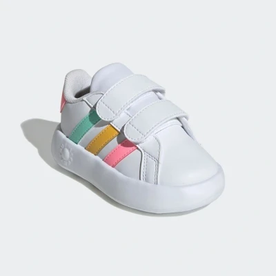 Abbildung von adidas Sportswear Grand Court Sneaker low Cloud white pulse mint beam pink für Kinder, Größe: 25, Schuhe