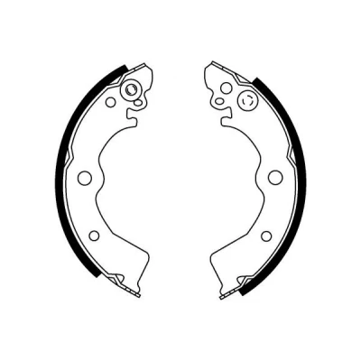 Abbildung von MAPCO 8521 Bremsbacken Hinterachse 180 31 TOKICO NISSAN: SUNNY 2, ALMERA 1, 3 Liftback
