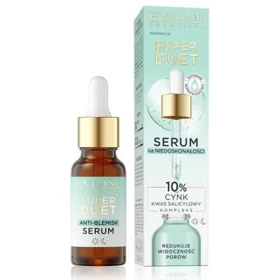 Abbildung von Eveline Cosmetics Super Duet Serum Gegen Unreinheiten Zink 18ml
