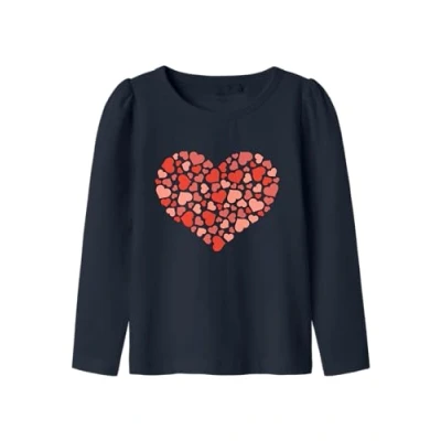 Abbildung von Name it Nmftasjaa Langarmshirt für Kinder, Größe: 86, Dark sapphire