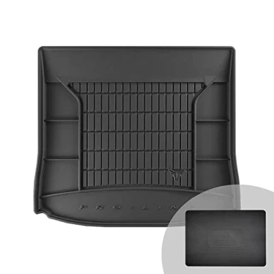 Abbildung von FROGUM ProLine 3D Gummimatte Exklusive Auto Kofferraummatte Kofferraumwanne für Ford Edge II ab 2014 Bequemer Organiser Die höchsten Kanten