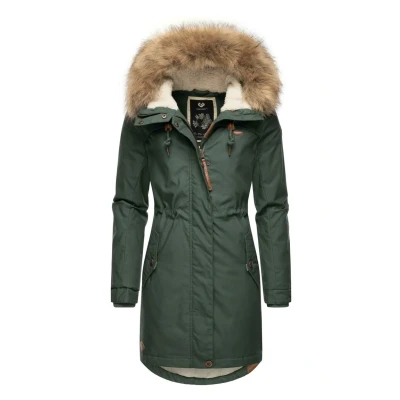 Abbildung von Ragwear Tawny Wintermantel, Damen, Größe: XS, Pine green