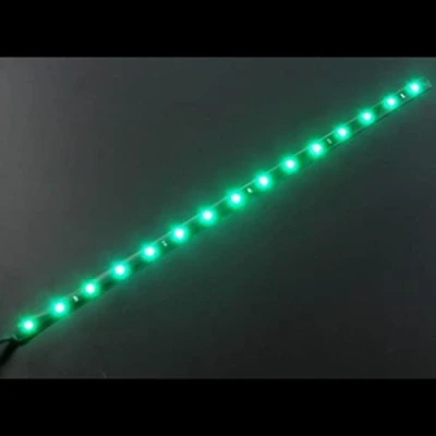 Abbildung von Lumonic LED Strip 0,3m Grün Leiste 12V IP65 18LEDs 60 LED/m SMD2835 I Streifen Stripe 30cm, Band, Lichtband
