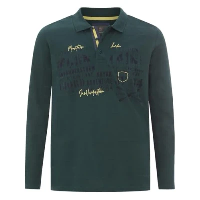 Abbildung von Jan Vanderstorm Makse Langarmshirt, Herren, Größe: XL, Dunkelgrün