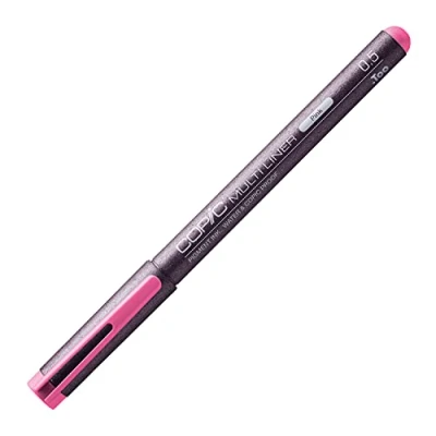 Abbildung von COPIC Multiliner 0,5 mm, Pink, Fineliner mit einer feinen Spitze und wasserbeständiger Pigmenttinte