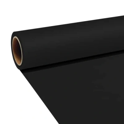 Abbildung von JOBY Seamless Creator Background Paper, Photography Backdrop for Videos, Streaming, Interviews, Backdrops Photoshoot, Props, Size 1.35X11m, Black on, JB01881 BWW