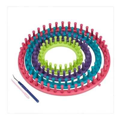 Abbildung von relaxdays Kreativset Strickring Set 6 teilig